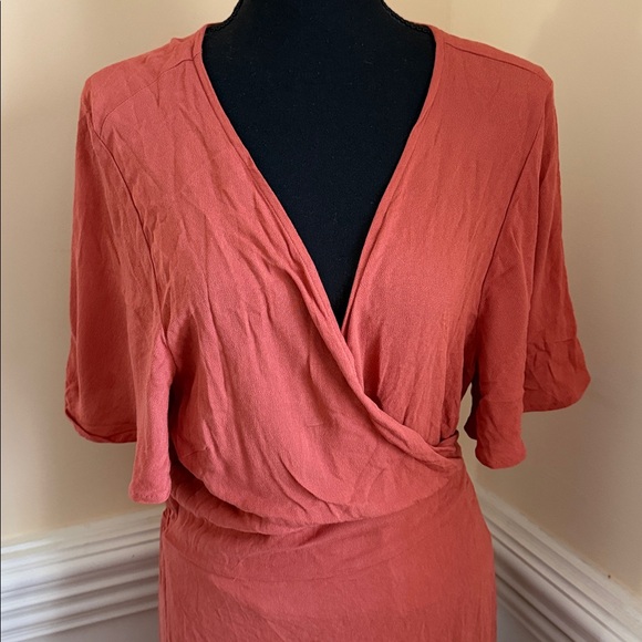 American Eagle Outfitters Rust Maxi Dress Sz XXL - Picture 3 of 11